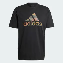 Adidas M CAMO BOS T SİYAH Erkek Tshirt - 4