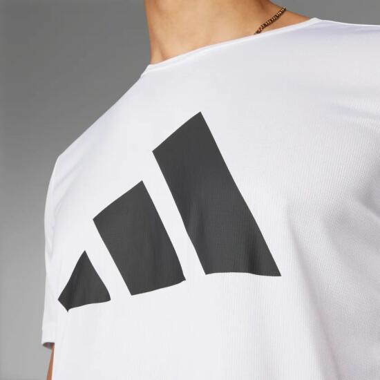 Adidas RUN IT TEE BEYAZ Erkek Tshirt - 4