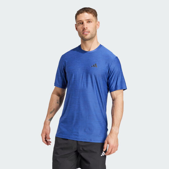 Adidas TR-ES STRETCH T Mavi Erkek Tshirt - 1