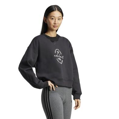 Adidas W BLUV Q3 SWT SİYAH Kadın Sweatshirt - 6