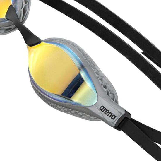 Arena AIR-SPEED MIRROR Sarı-Gri Unisex Yüzücü Gözlüğü - 2