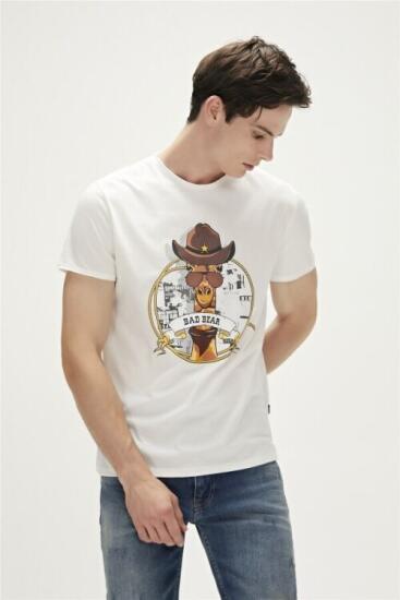 Bad Bear GIRAFFE T-SHIRT BEYAZ Erkek Tshirt - 3