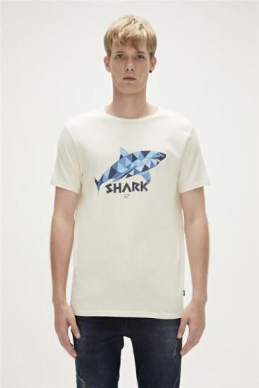 Bad Bear SHARK T-SHIRT BEYAZ Erkek Tshirt - 1