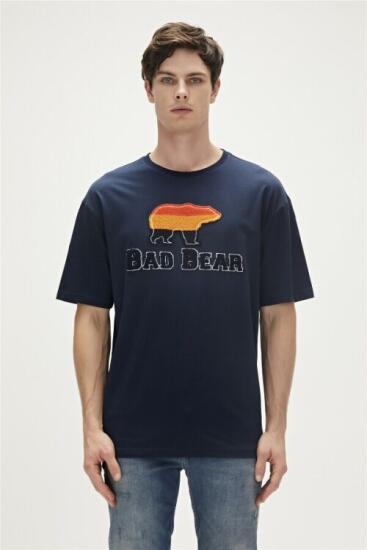 Bad Bear TRIPART T-SHIRT LACİVERT Erkek Tshirt - 1