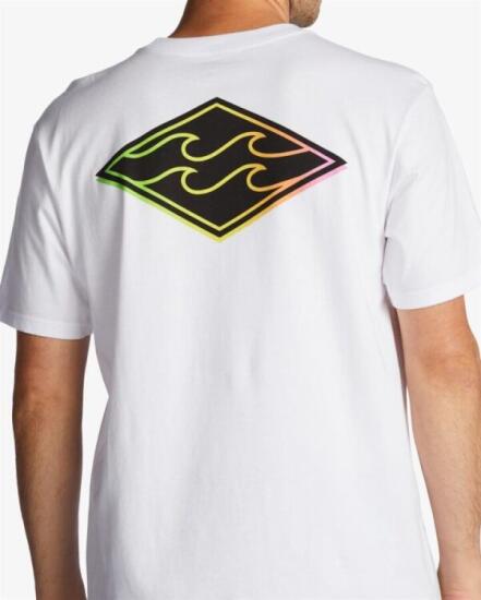 Billabong CRAYON WAVE SS BEYAZ Erkek Tshirt - 5