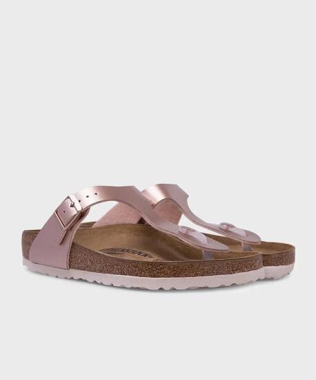 Birkenstock GIZEH BF ELECTRIC METALLIC Pembe Kadın Terlik - 3