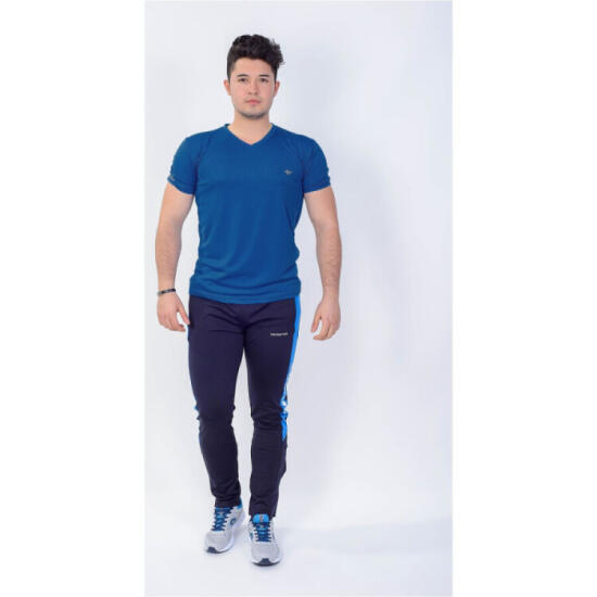 Crosstime 5019 İndigo Erkek Tshirt - 1