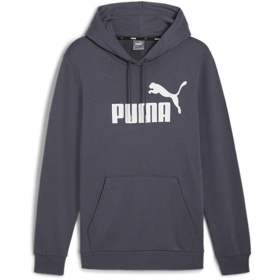 Puma ESS Big Logo Hoodie Gri Erkek Sweatshirt - 1