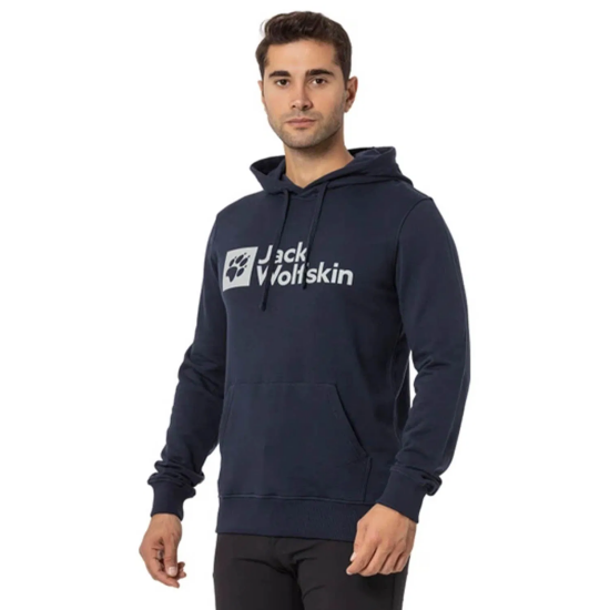 Jack Wolfskin Arthur Hoody M LACİVERT Erkek Sweatshirt - 3