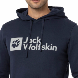 Jack Wolfskin Arthur Hoody M LACİVERT Erkek Sweatshirt - 4