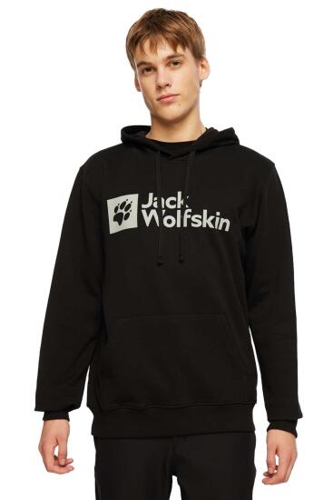 Jack Wolfskin Arthur Hoody M SİYAH Erkek Sweatshirt - 1