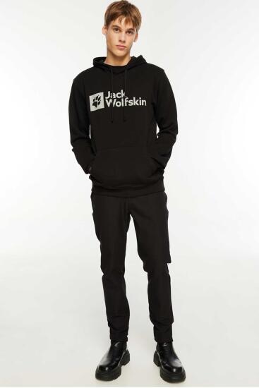 Jack Wolfskin Arthur Hoody M SİYAH Erkek Sweatshirt - 4