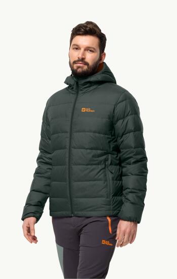 Jack Wolfskin ATHER DOWN HOODY M SİYAH Erkek Mont - 1