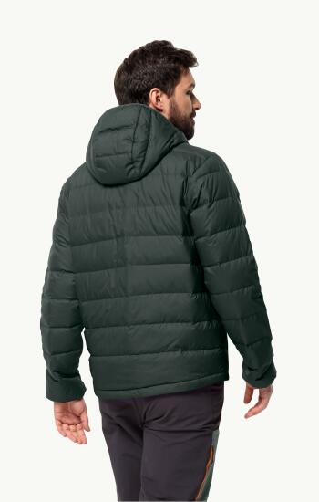 Jack Wolfskin ATHER DOWN HOODY M SİYAH Erkek Mont - 2