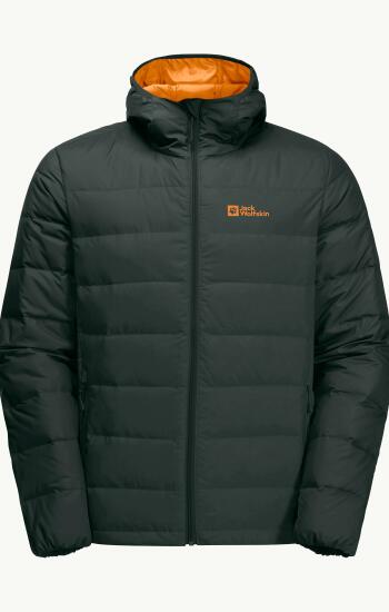 Jack Wolfskin ATHER DOWN HOODY M SİYAH Erkek Mont - 4