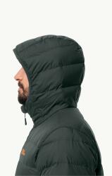 Jack Wolfskin ATHER DOWN HOODY M SİYAH Erkek Mont - 5