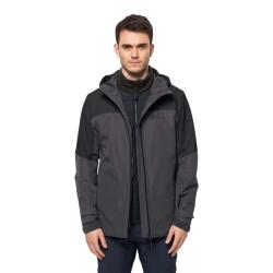 Jack Wolfskin GLAABACH 3IN1 JKT M SİYAH Erkek Mont - 1