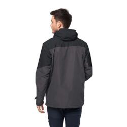 Jack Wolfskin GLAABACH 3IN1 JKT M SİYAH Erkek Mont - 7