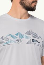 Jack Wolfskin PEAK GRAPHIC T M BEYAZ Erkek Tshirt - 3