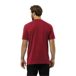 Jack Wolfskin VONNAN S/S T M KIRMIZI Erkek Tshirt - 3