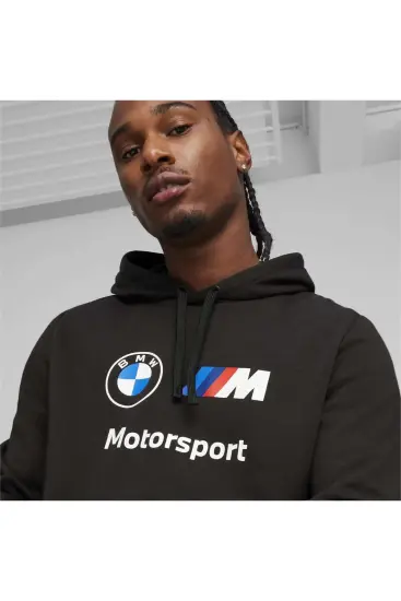 Puma BMW MMS ESS Hoodie FT SİYAH Erkek Sweatshirt - 5