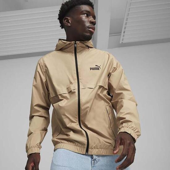 Puma ESS Solid Windbreaker Bej Erkek Rüzgarlık - 1