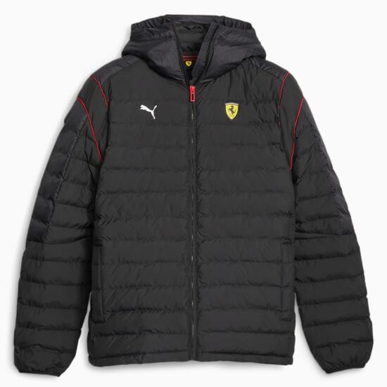 Puma Ferrari Race MT7 Ecolite Padded Jacket SİYAH Erkek Mont - 1