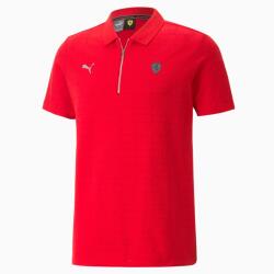 Puma Ferrari Style Jacquard Polo KIRMIZI Erkek Polo Tshirt - 1