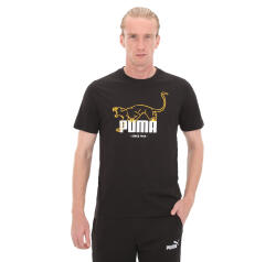 Puma Graphıcs Anımal Tee SİYAH Erkek Tshirt - 1