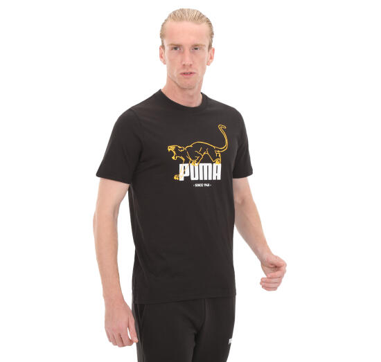 Puma Graphıcs Anımal Tee SİYAH Erkek Tshirt - 2