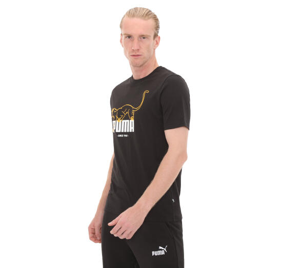 Puma Graphıcs Anımal Tee SİYAH Erkek Tshirt - 4