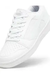 Puma Rebound v6 Low Beyaz-Gri Kadın Günlük Ayakkabı - 3