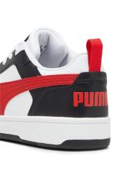 Puma Rebound v6 Low Beyaz-Kırmızı Kadın Günlük Ayakkabı - 5