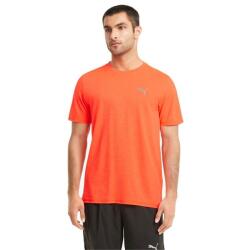 Puma RUN FAVORITE HEATHER SS TEE M Turuncu Erkek Tshirt - 1