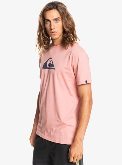 Quiksilver COMP LOGO SS Pembe Erkek Tshirt - 2