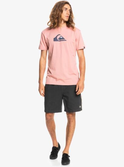 Quiksilver COMP LOGO SS Pembe Erkek Tshirt - 3