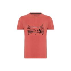 Routefield TIED Bordo Erkek Tshirt - 1