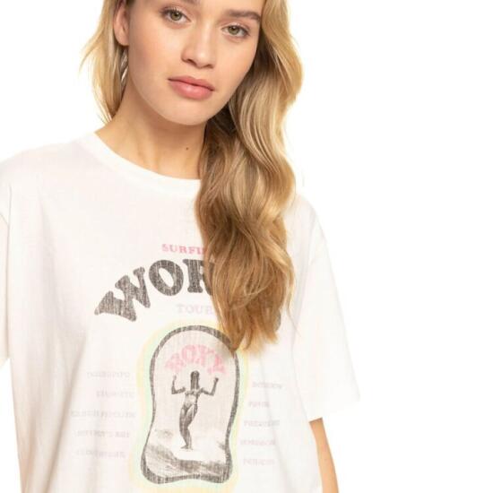 Roxy MOONLIGHT SUN B J TEES BEYAZ Kadın Tshirt - 3