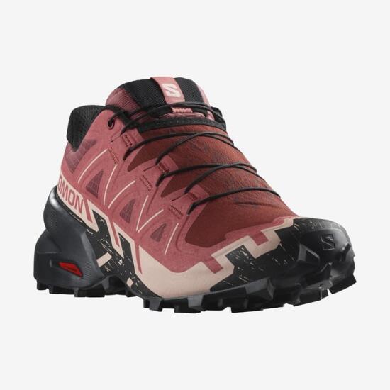 Salomon SPEEDCROSS 6 W KIRMIZI Kadın Koşu Ayakkabısı - 5