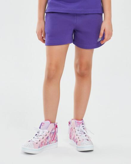 Skechers Essential G 3 inch Short Mor Çocuk Şort - 2