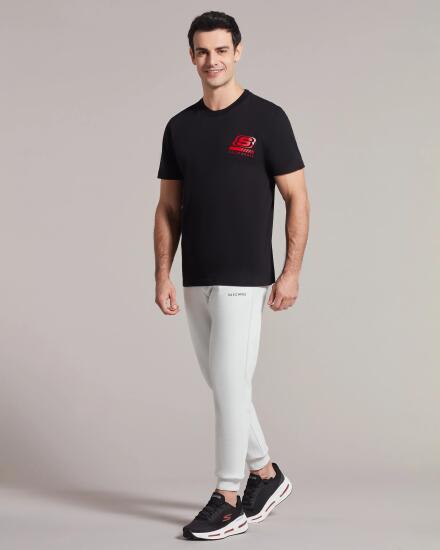 Skechers M Chest Logo T-Shirt SİYAH Erkek Tshirt - 2