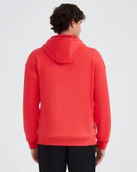 Skechers M Essential Hoodie Sweatshirt KIRMIZI Sweatshirt Erkek - 4