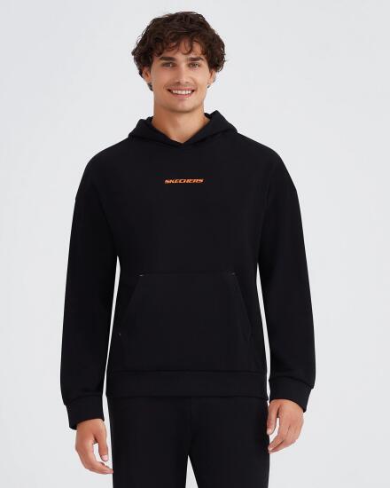 Skechers M Essential Hoodie Sweatshirt SİYAH Sweatshirt Erkek - 1