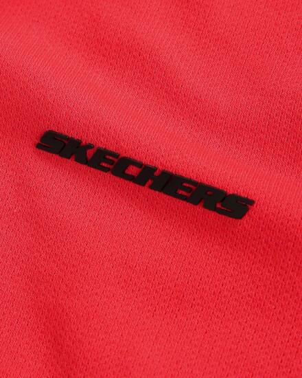 Skechers M Essential Polo T-Shirt KIRMIZI Erkek Tshirt - 9