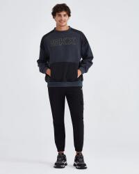 Skechers M LW Fleece Crew Neck Sweatshirt Gri Erkek Sweatshirt - 2