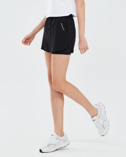 Skechers Performance Coll. W 4 inch 2 in 1 Short SİYAH Kadın Şort - 2