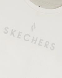 Skechers W Graphic Tee Crew Neck T-Shirt BEYAZ Kadın Tshirt - 3