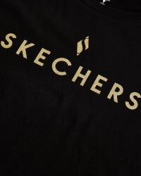 Skechers W Graphic Tee Crew Neck T-Shirt SİYAH Kadın Tshirt - 3