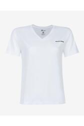 Skechers W New Basics V Neck T-Shirt Gri Kadın Tshirt - 4