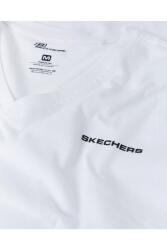 Skechers W New Basics V Neck T-Shirt Gri Kadın Tshirt - 5